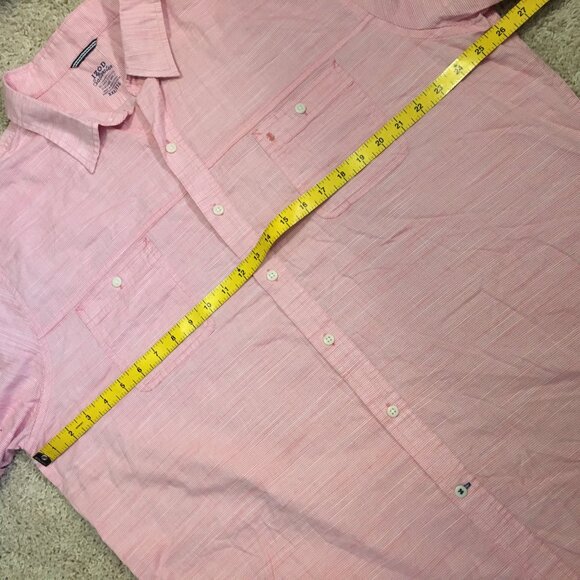 Izod Saltwater Rapture Rose Dockside Chambray Relaxed Classic Button Down Shirt - Picture 13 of 16